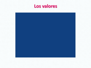 Los valores
 