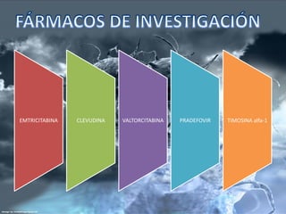 EMTRICITABINA CLEVUDINA VALTORCITABINA PRADEFOVIR TIMOSINA alfa-1
 