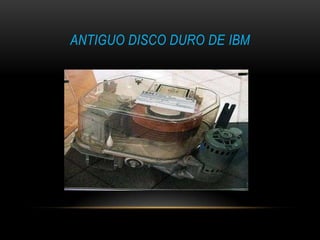 ANTIGUO DISCO DURO DE IBM
 