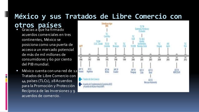 principales acuerdos comerciales firmados por mexico