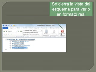 Se cierra la vista del
esquema para verlo
en formato real

 
