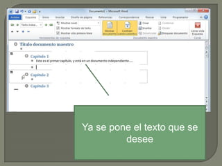 Ya se pone el texto que se
desee

 