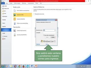 Nos saldrá esta ventana
y pondremos nuestro
correo para ingresar.

 