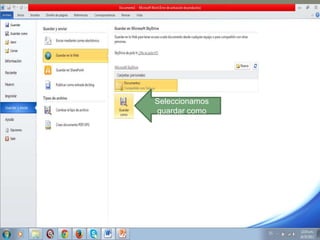 Seleccionamos
guardar como

 
