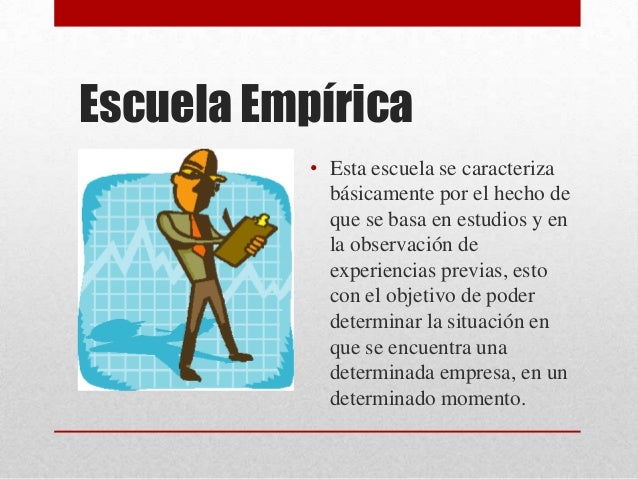 ESCUELAS DE LA ADMINISTRACION.