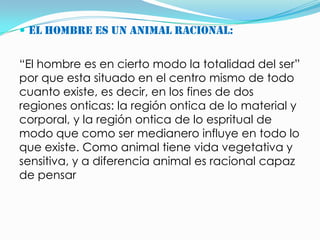 Antropologia Noetica Y Oretica | PPTX