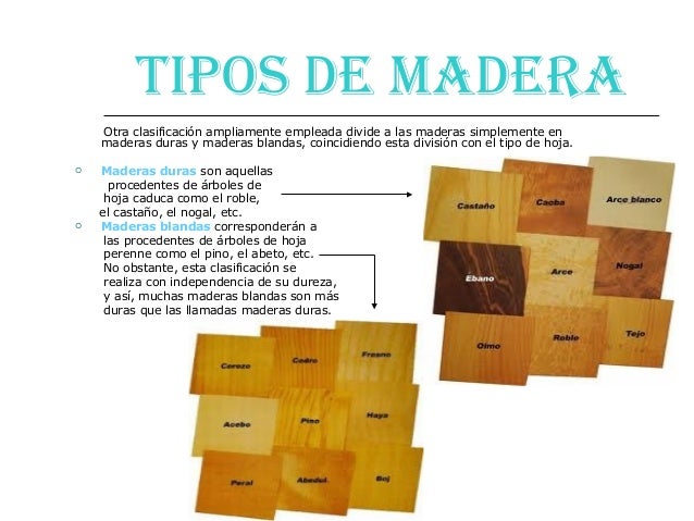 Maderas duras ejemplos Maderas duras ejemplos