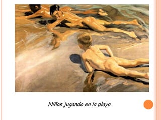 Niños jugando en la playa

 