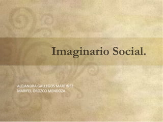 Imaginario Social ENAP