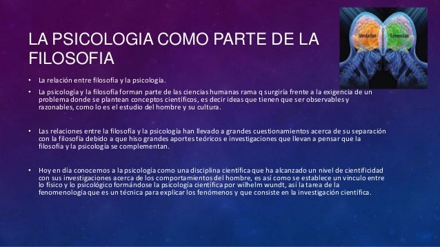 Antecedentes de la Psicologia