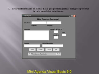 Mini Agenda Visual Basic 6.0