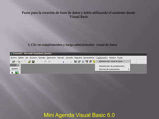 Mini Agenda Visual Basic 6.0