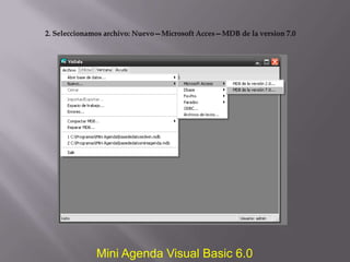 Mini Agenda Visual Basic 6.0
