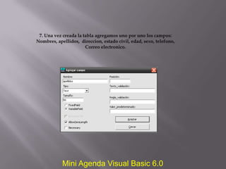Mini Agenda Visual Basic 6.0