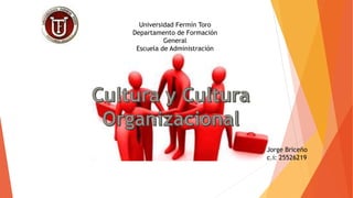 Universidad Fermín Toro
Departamento de Formación
General
Escuela de Administración
Jorge Briceño
c.i: 25526219
 