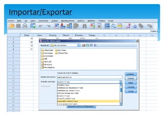 Importar/Exportar
 