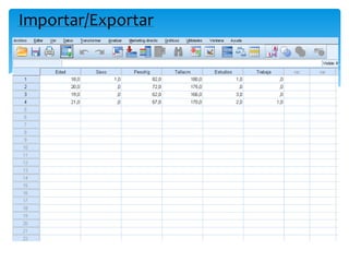 Importar/Exportar
 