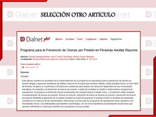 SELECCIÓN OTRO ARTICULO
 