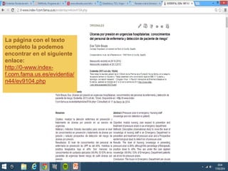 La página con el texto
completo la podemos
encontrar en el siguiente
enlace:
http://0-www.index-
f.com.fama.us.es/evidentia/
n44/ev9104.php
 