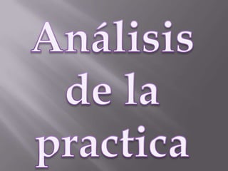 analisis de la pràctica