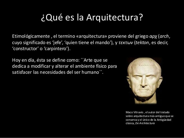 Arquitectura :Definición y desarrollo a través del tiempo