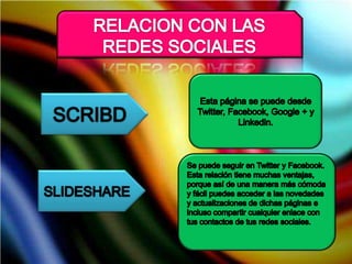 trabajo de scribd y slideshare