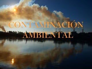 CONTAMINACIÓN
AMBIENTAL
 