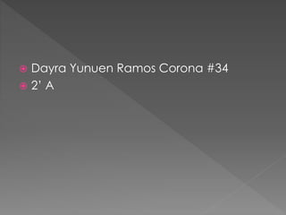  Dayra Yunuen Ramos Corona #34
 2’ A
 