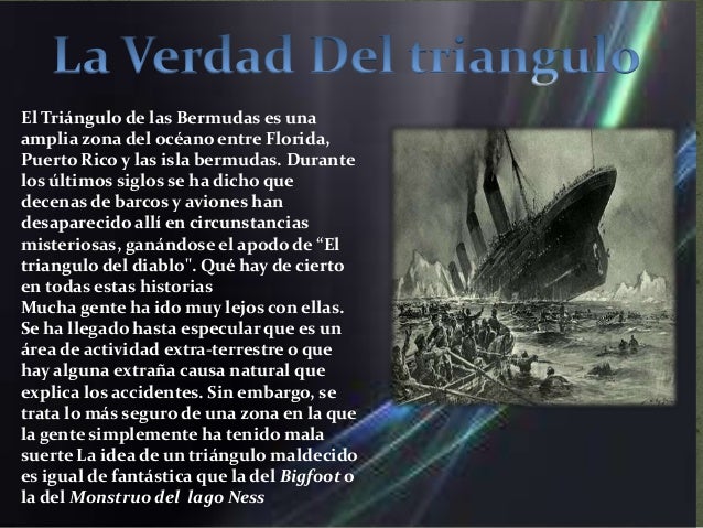 Leyenda Del Triangulo De Las Bermudas