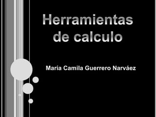 María Camila Guerrero Narváez 
 
