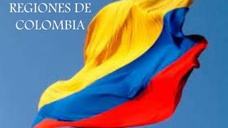 REGIONES DE 
COLOMBIA 
 