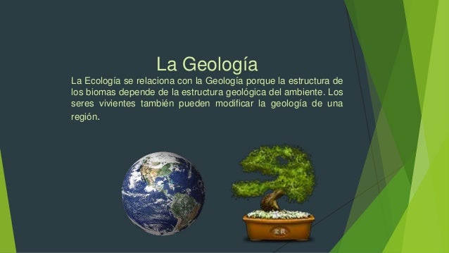 la ecologia y su relacion con otras ciencias
