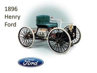1896 
Henry 
Ford 
 