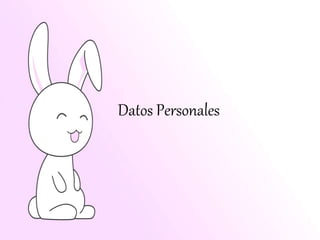Datos Personales 
 