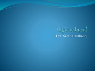 Dra. Sarah Caraballo 
 