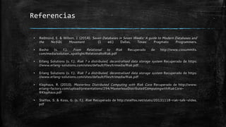 Bases de Datos NoSQL - Riak | PDF