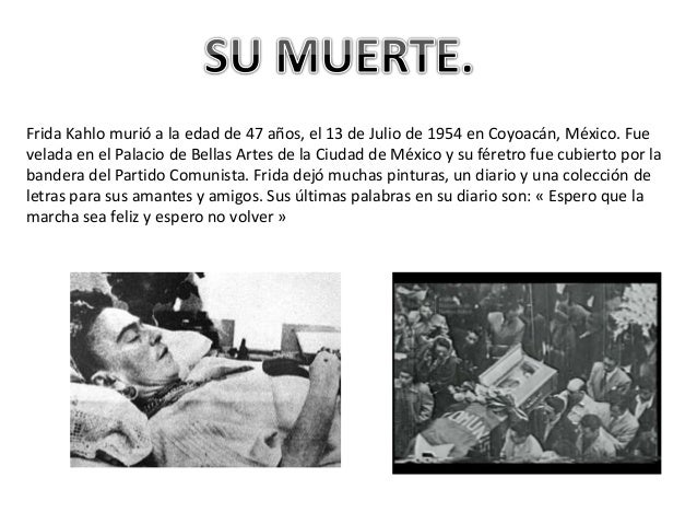 De Que Murió Frida Kahlo Wikipedia
