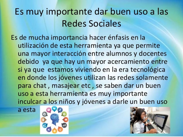 El uso educativo de las redes sociales
