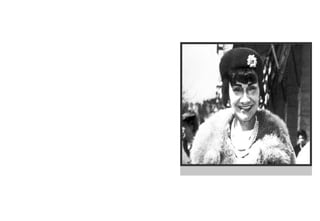 "Antes que yo, nadie se habría atrevido a
vestirse de negro. Prefiero el negro
riguroso con el que se visten las monjas
de Aubazine al abigarramiento en tonos
pastel",
Coco Chanel
 