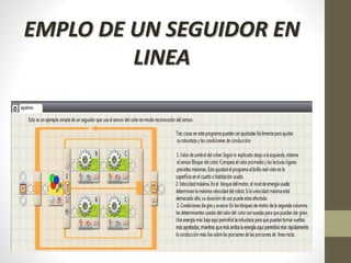 EMPLO DE UN SEGUIDOR EN
LINEA
 
