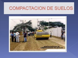 COMPACTACIÓN DE LOS SUELOS