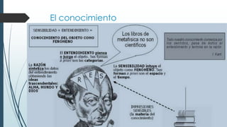 El conocimiento
 