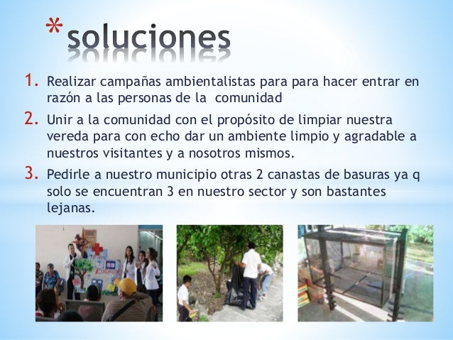 problemas ambientales en la vereda alvarado