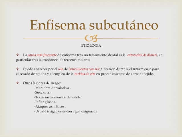 Enfisema Subcutaneo