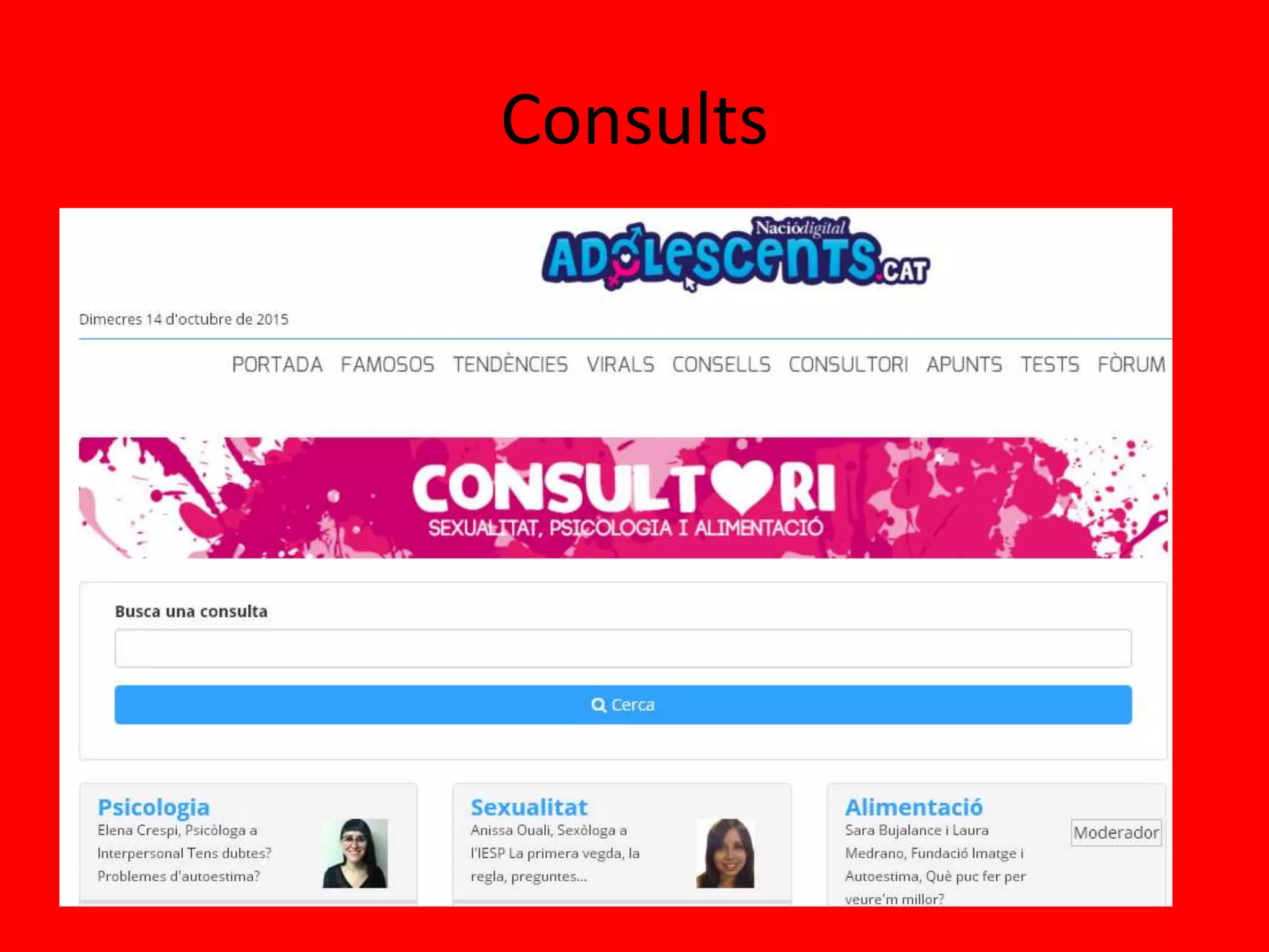 Consults
 