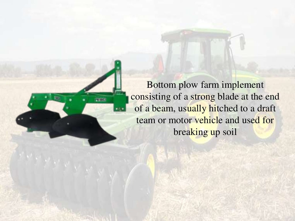 Soil Preparation Tools and Implements