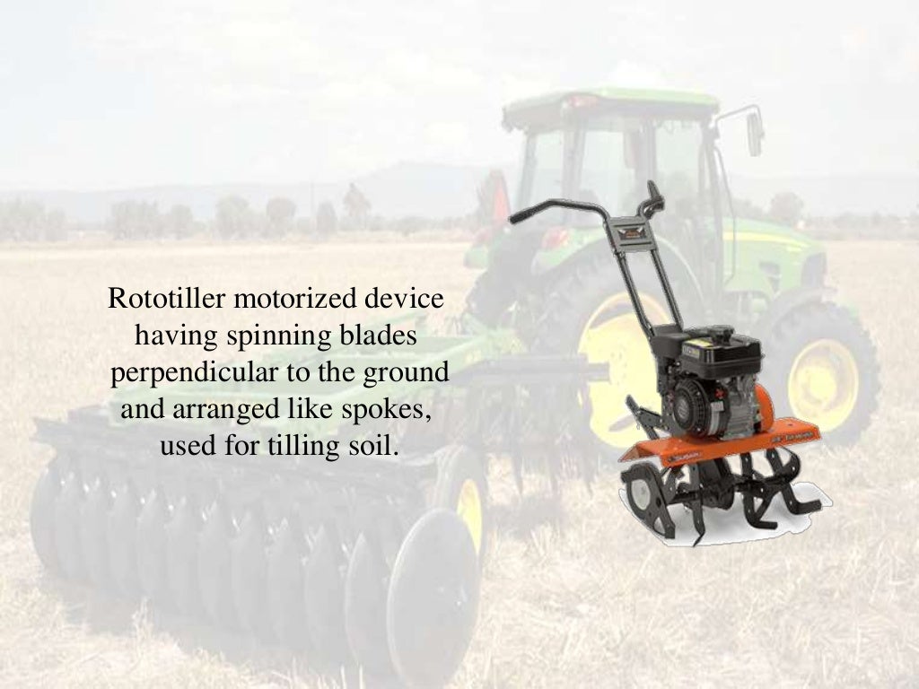 Soil Preparation Tools and Implements