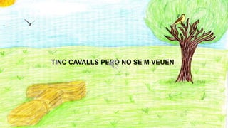 TINC CAVALLS PERÒ NO SE’M VEUEN
 