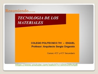 Resumiendo…..
https://www.youtube.com/watch?v=slnm39PoXp8
 