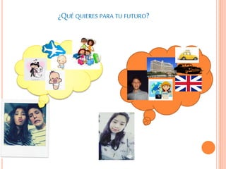 ¿QUÉ QUIERES PARA TU FUTURO?
 
